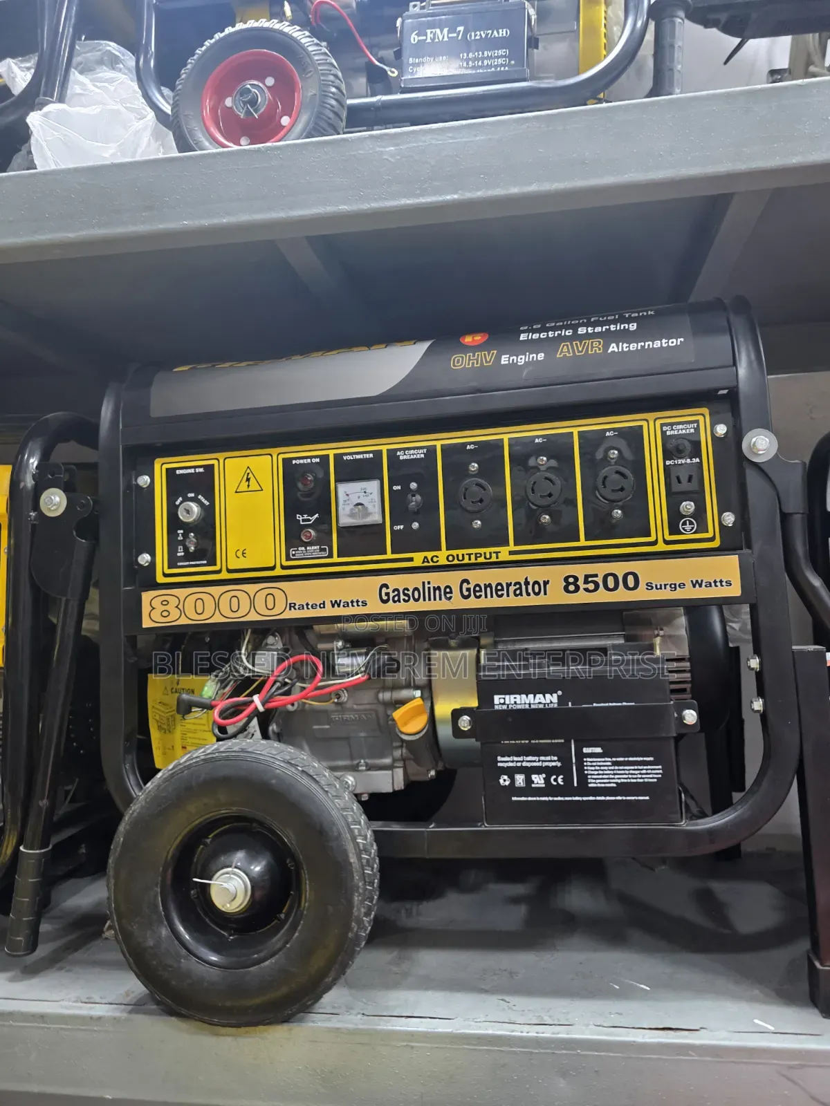 This Is Firman Black Petrol Generator 8.5kva 100% Copper Coil
