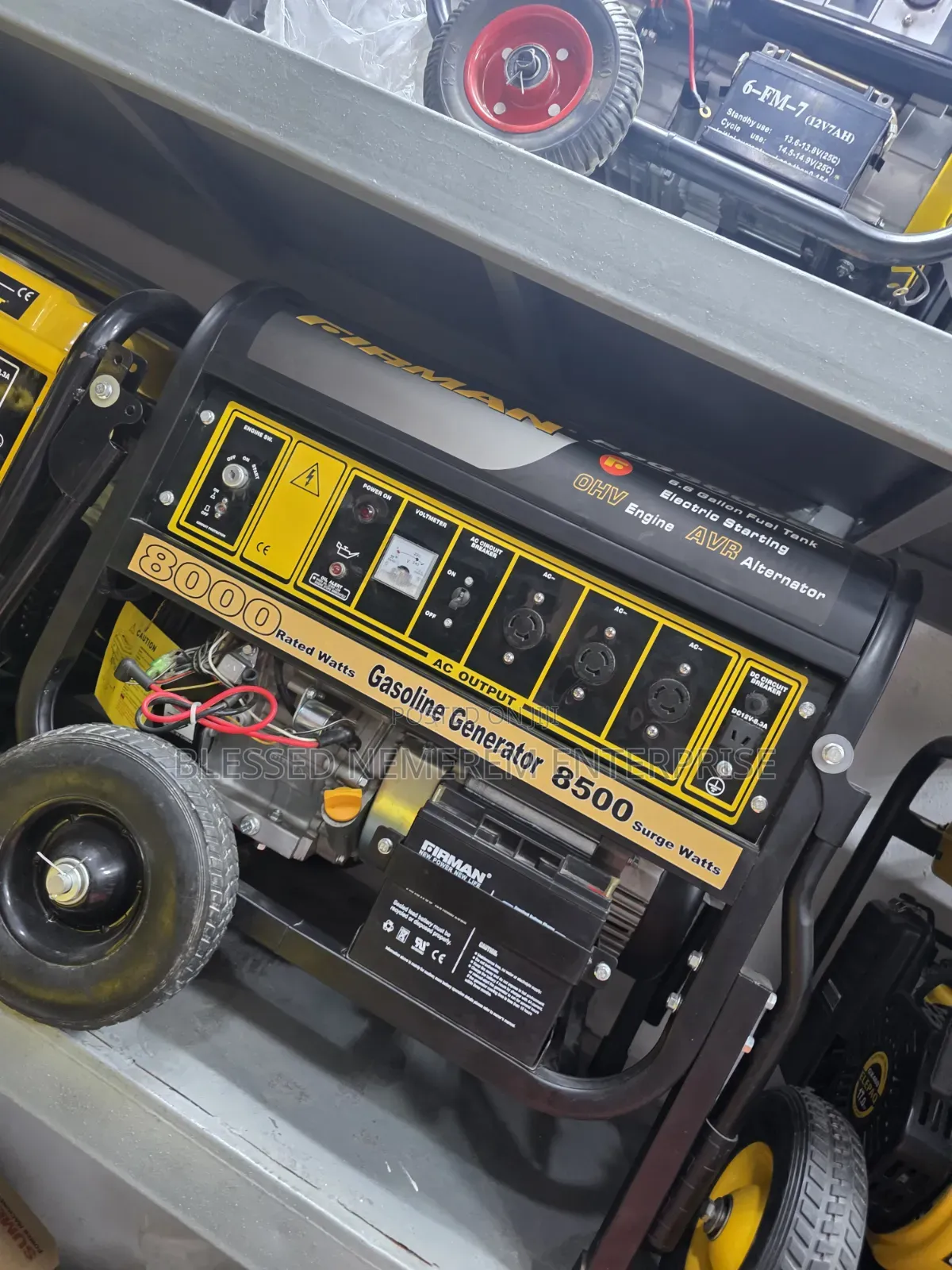 This Is Firman Black Petrol Generator 8.5kva 100% Copper Coil