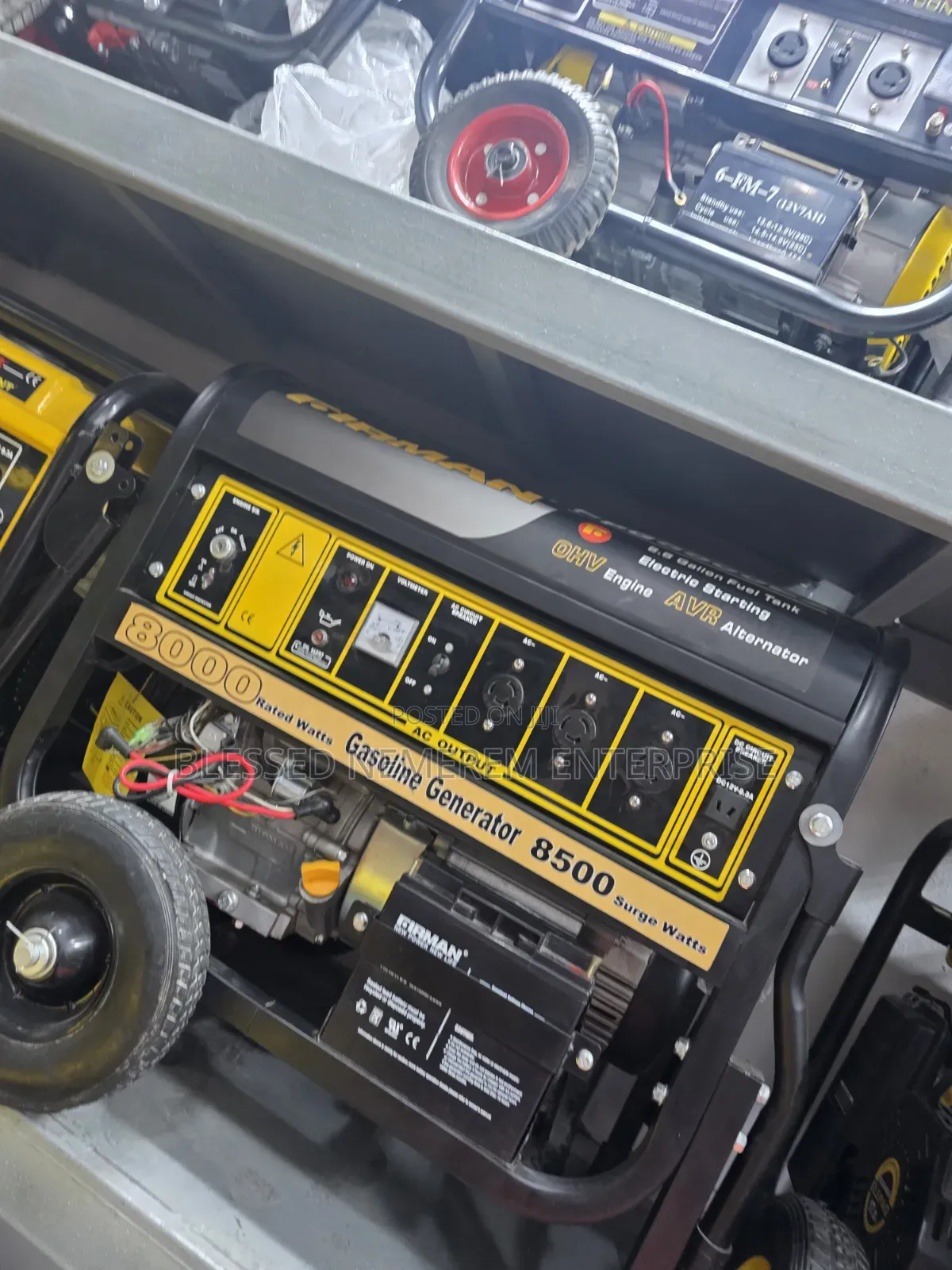 Come I Have Firman Black Petrol Gen Model Fpg8800e2 100% Copper Coil