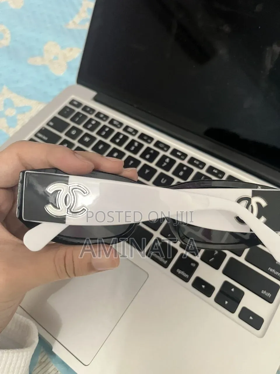 Genuine Chanel Acetate Sunglasses With Chanel Full Box(23000)