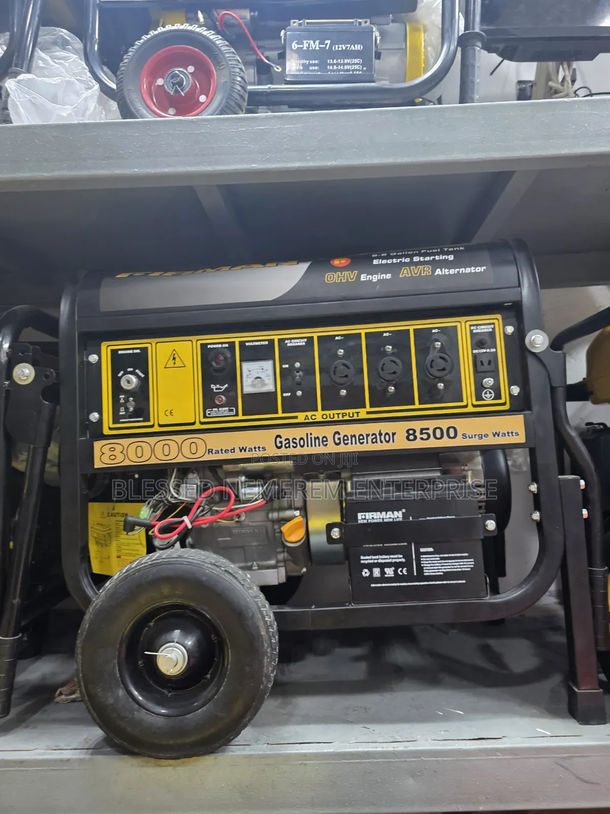 《》Brand New Firman Black Petrol Generator 8.5kva 100% Copper Coil