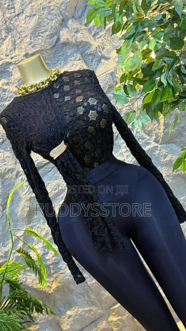 Luxe Brooch Detail Long Sleeve Top