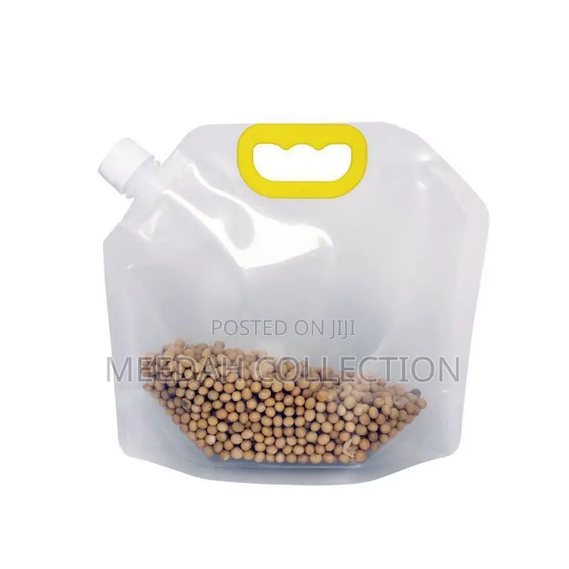 Transparent Bag For Grains, Cereal And Liquid.