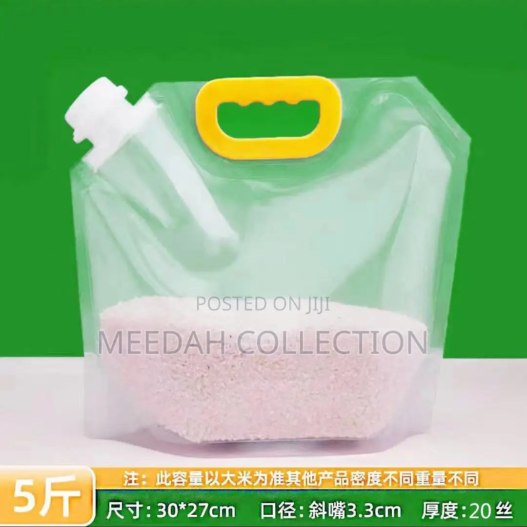 Transparent Bag For Grains, Cereal And Liquid.