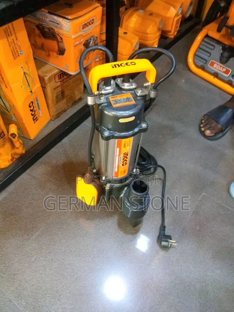 Ingco Sewage Submersible Pump, Specifically Model Spdb15008.