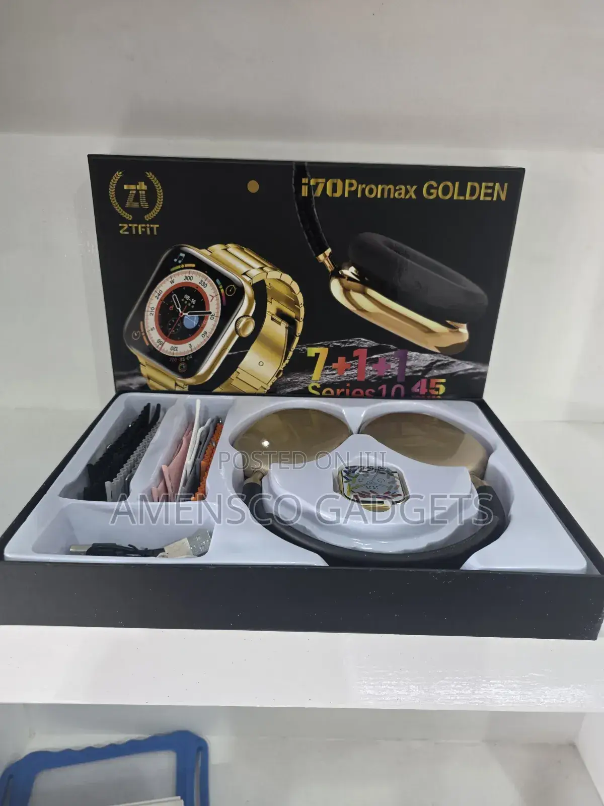 Ztfit Smart Watch I70 Promax Golden Series 10 45mm