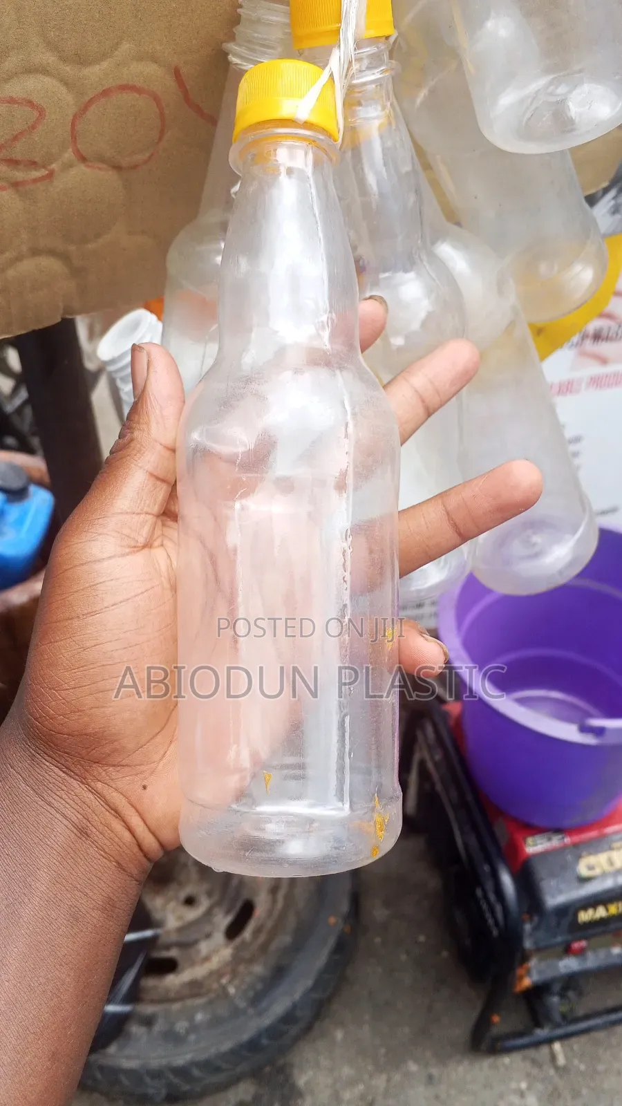 50cl Bear Bottle Transparent