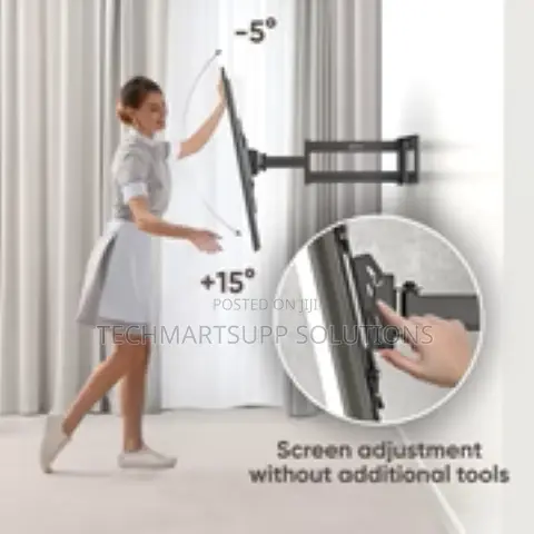 Full Motion Adjustable Tv Wall Mount/Hanger for 40"-75" (Onkron M7l)