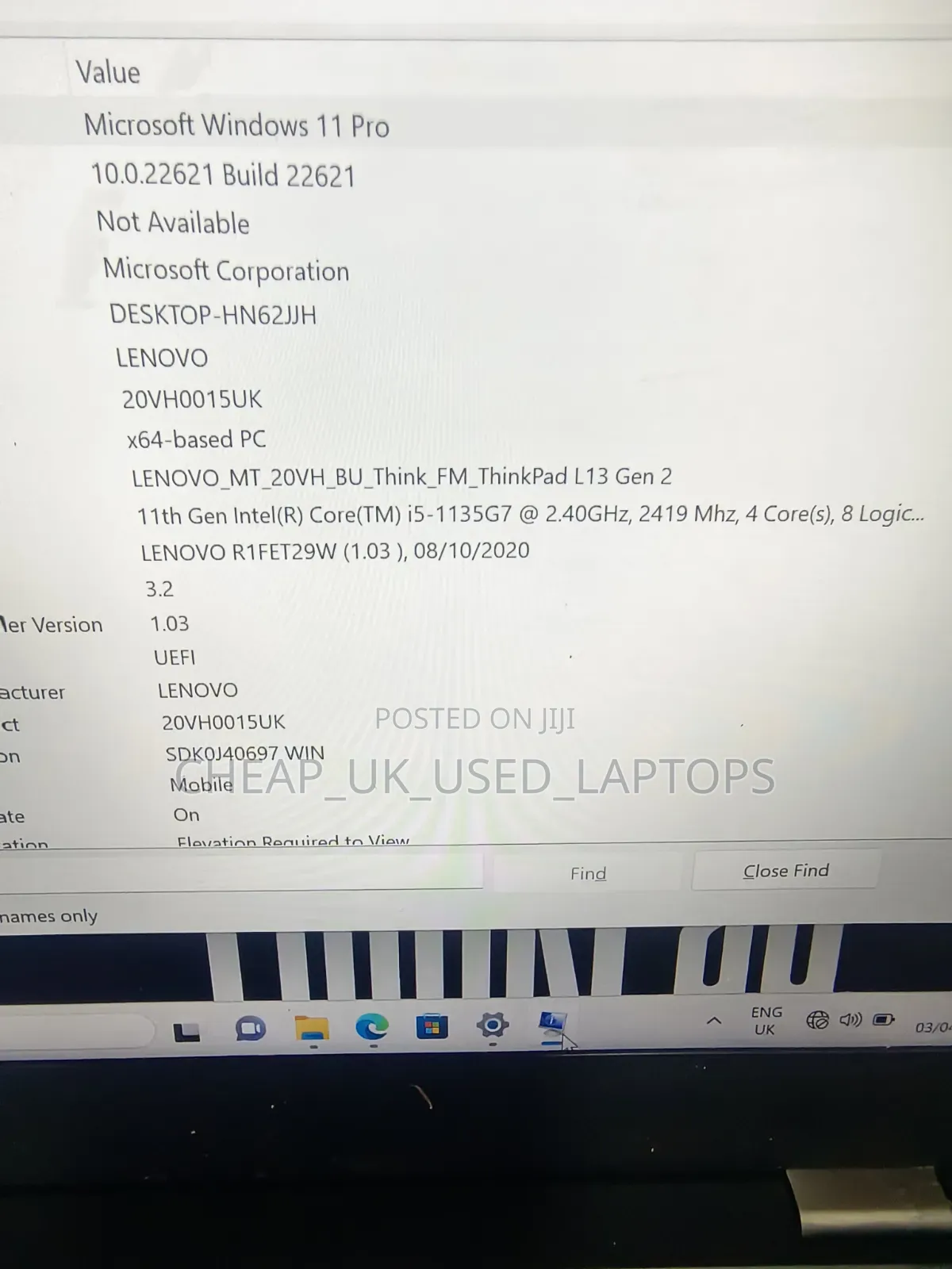 Laptop Lenovo ThinkPad L13 Yoga 8GB Intel Core i5 SSD 256GB