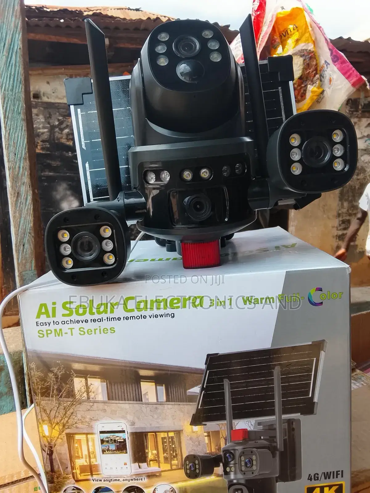 Ai Solar Camera 3in1 Warm Full Color It Has Memory Card With Sim Card