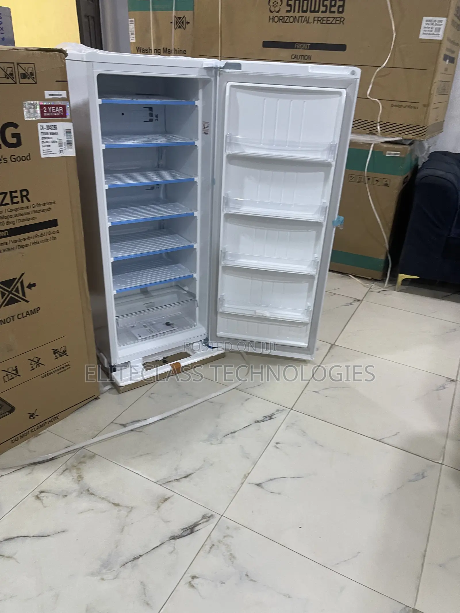 New Lg Gn-304sqbr Upright Freezer 168 Liters