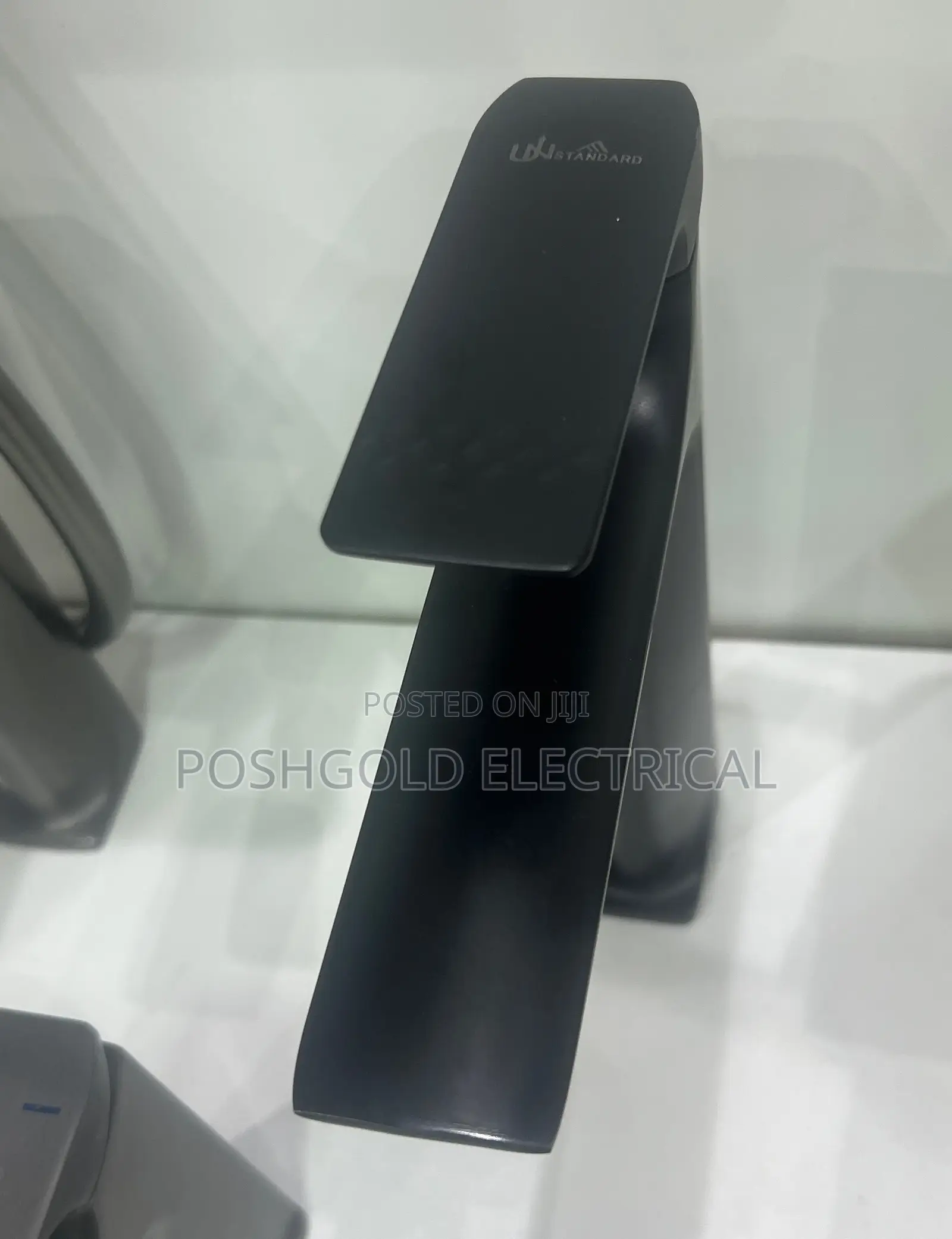 Tall Matte Black Basin Mixer