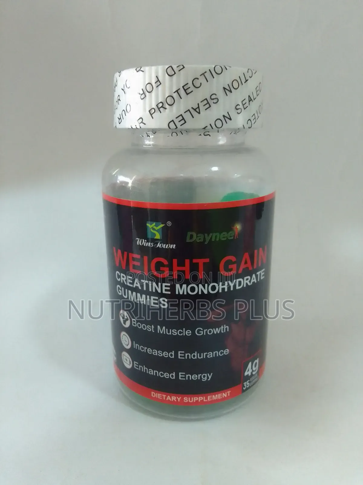 Wins Town Weight Gain Creatine Monohydrate Gummies : For Muscle Growth
