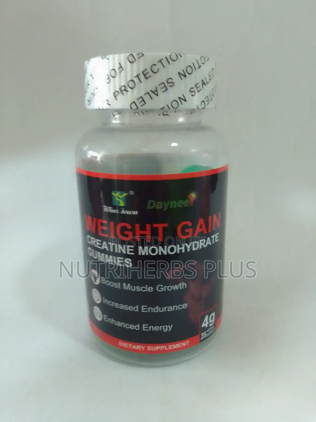 Wins Town Weight Gain Creatine Monohydrate Gummies : For Muscle Growth