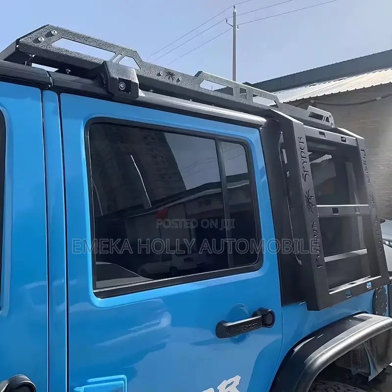 Roof Rack Cargo Basket for 2007-2018 Jeep Wrangler Jk 4-Door Models.