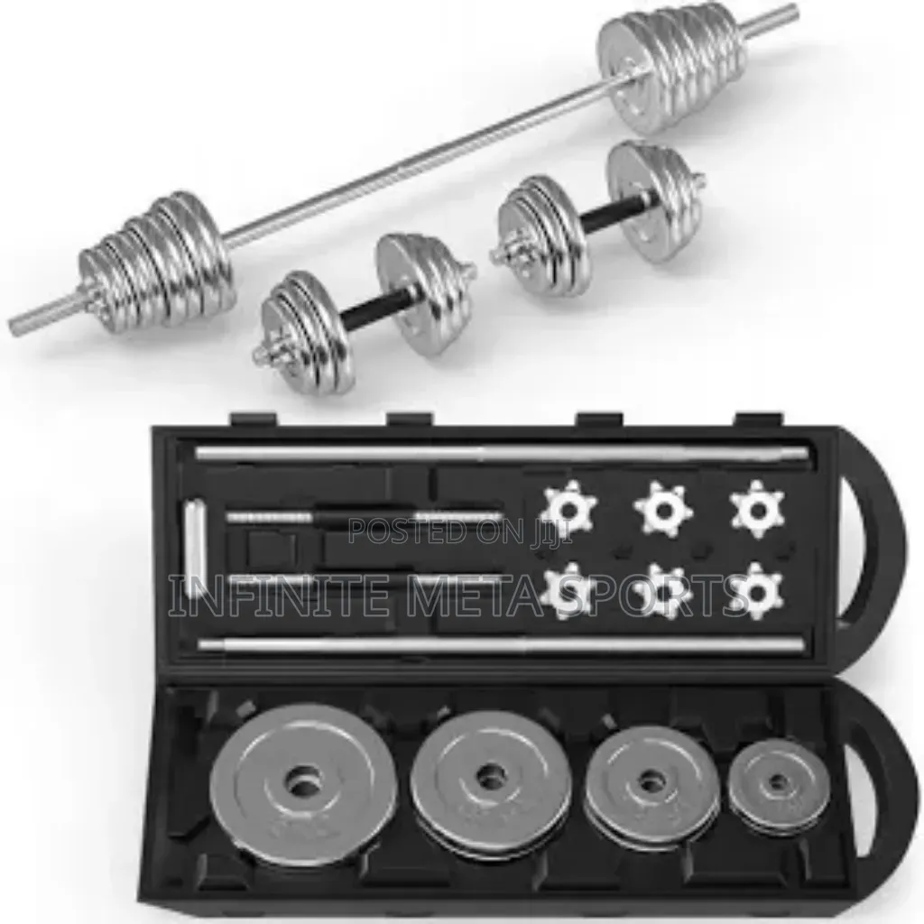 50kg Chrome Box Dumbbell