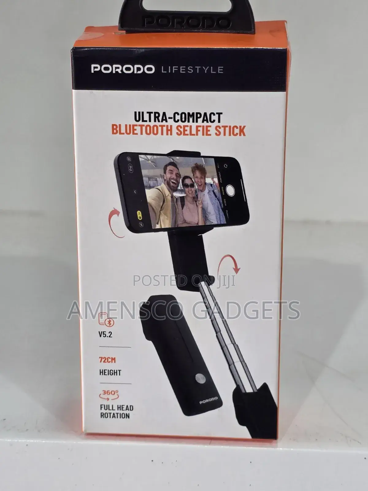 Porodo Lifestyle Ultra-Compact Bluetooth Selfie Stick