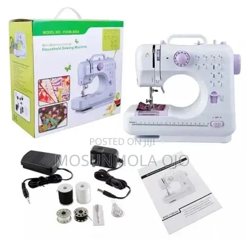 Multifunctional Household Sewing Machine Double Speeds For Art Craft