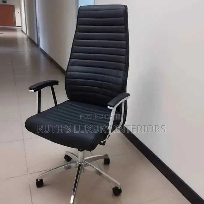 High Back Executive Office Chair - Black