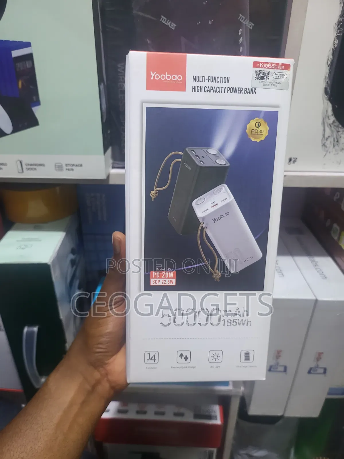 Yoobao H5 50000mah Multi-Function High Capacity Power Bank