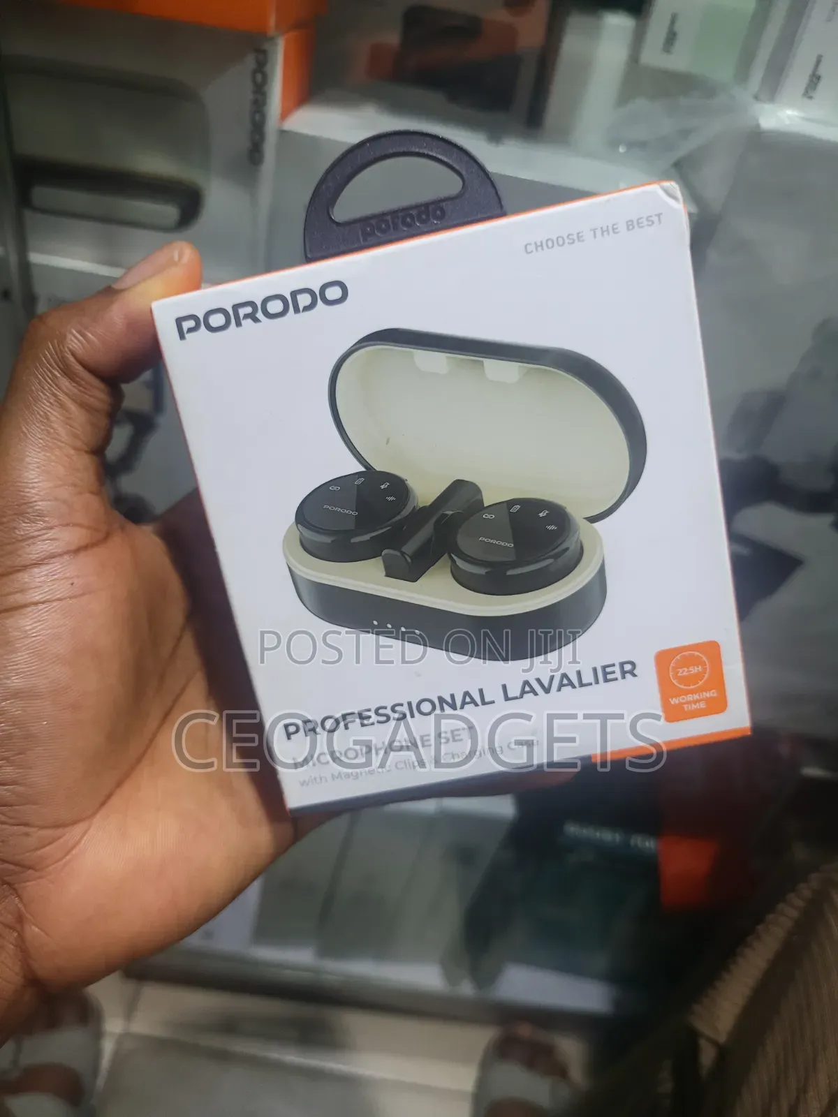 Porodo Professional Lavalier Microphone Set