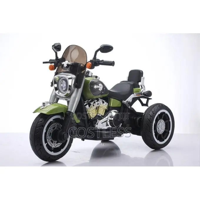 Children's Battery-Operated Electric Tricycle Motorcycle