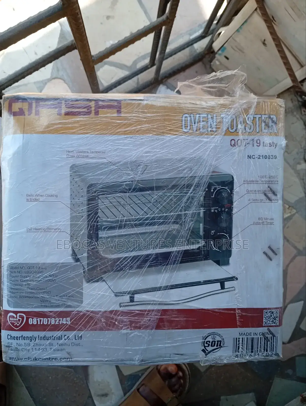Qasa Oven Toaster Qot-19 Tasty