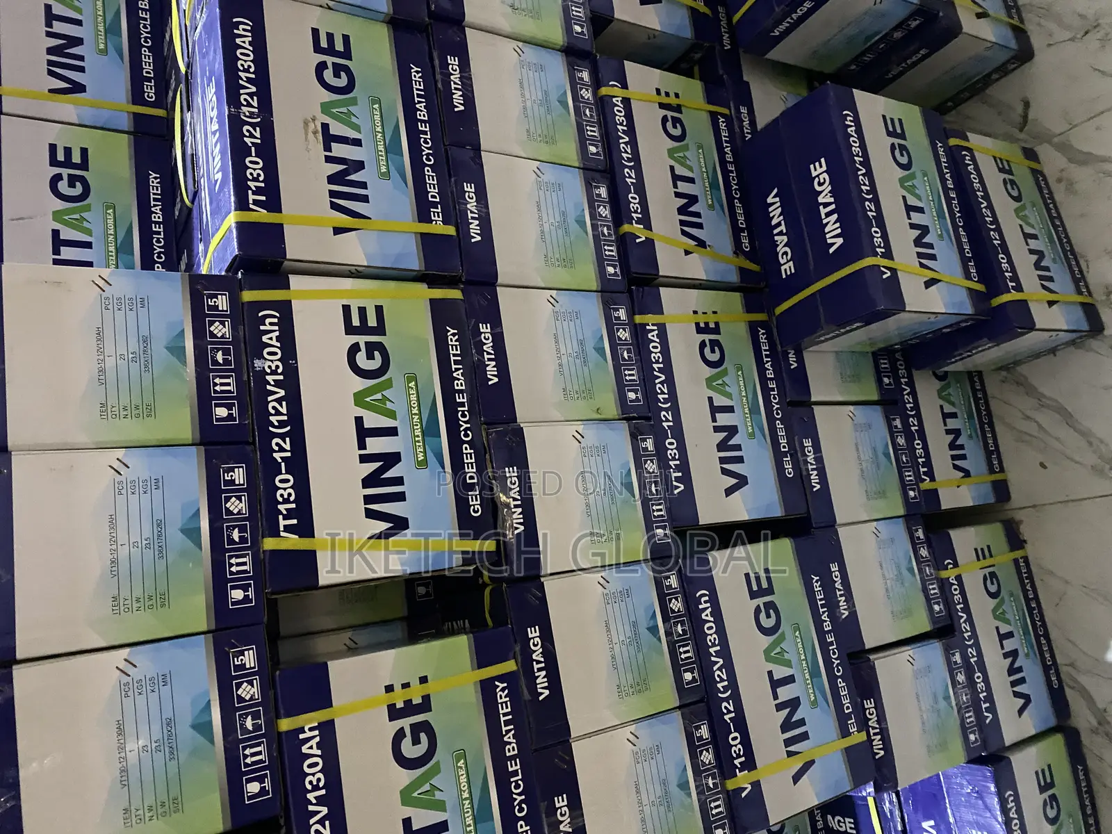 130ah Vintage Gel Battery
