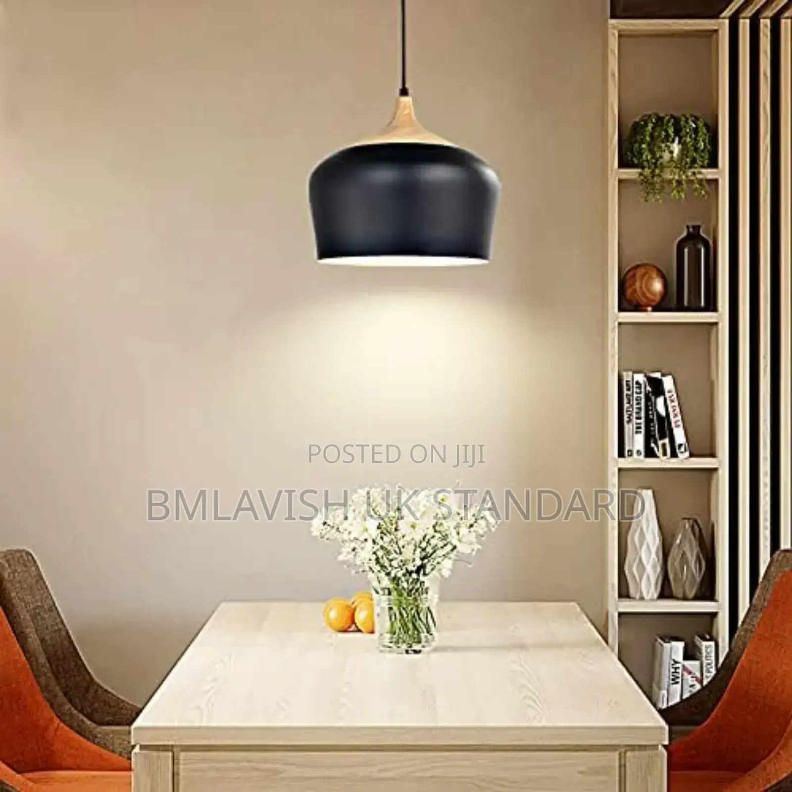 Black Pendant Light With Led Bulb
