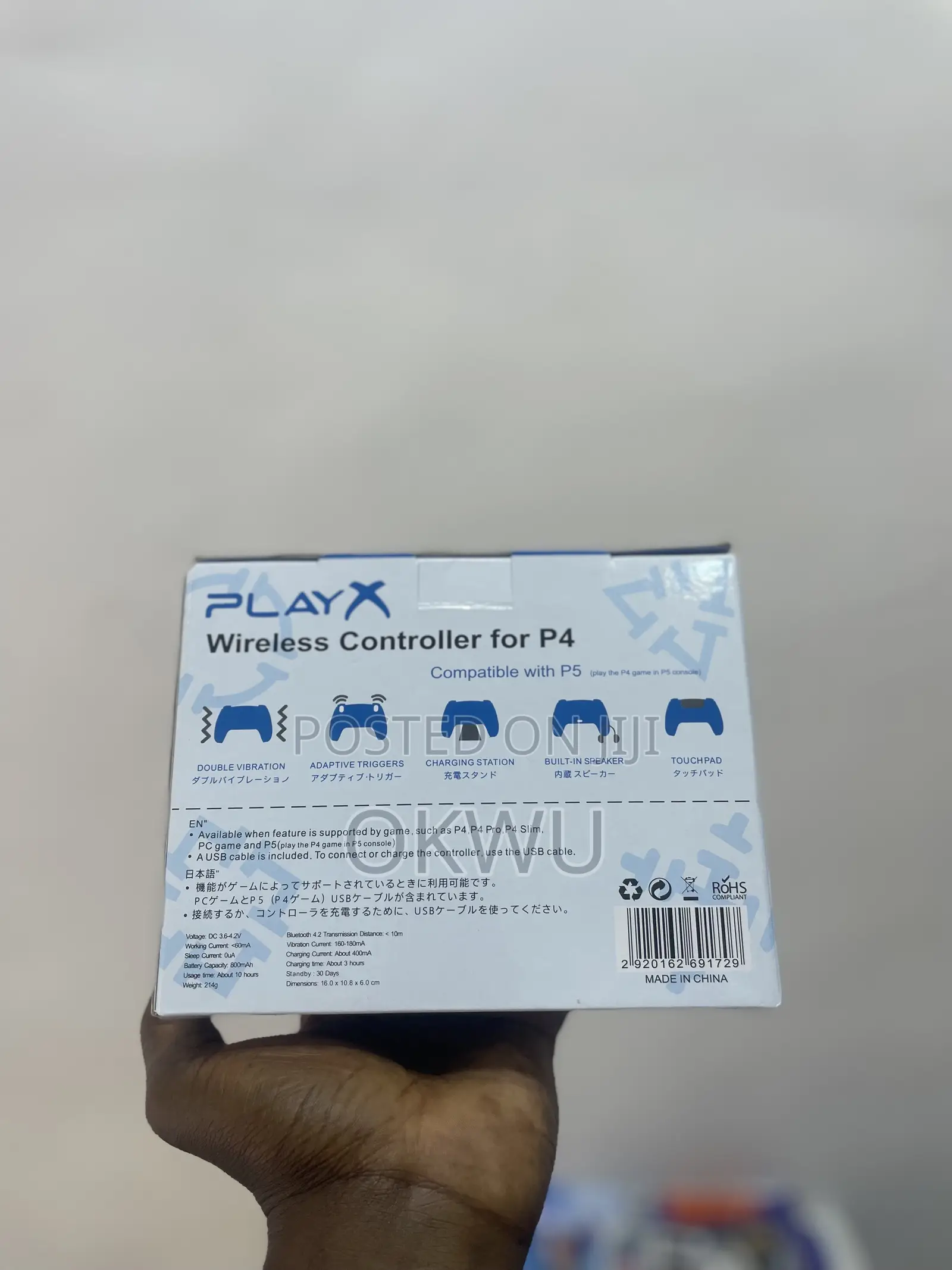 Play X Ps4 Wireless Controller