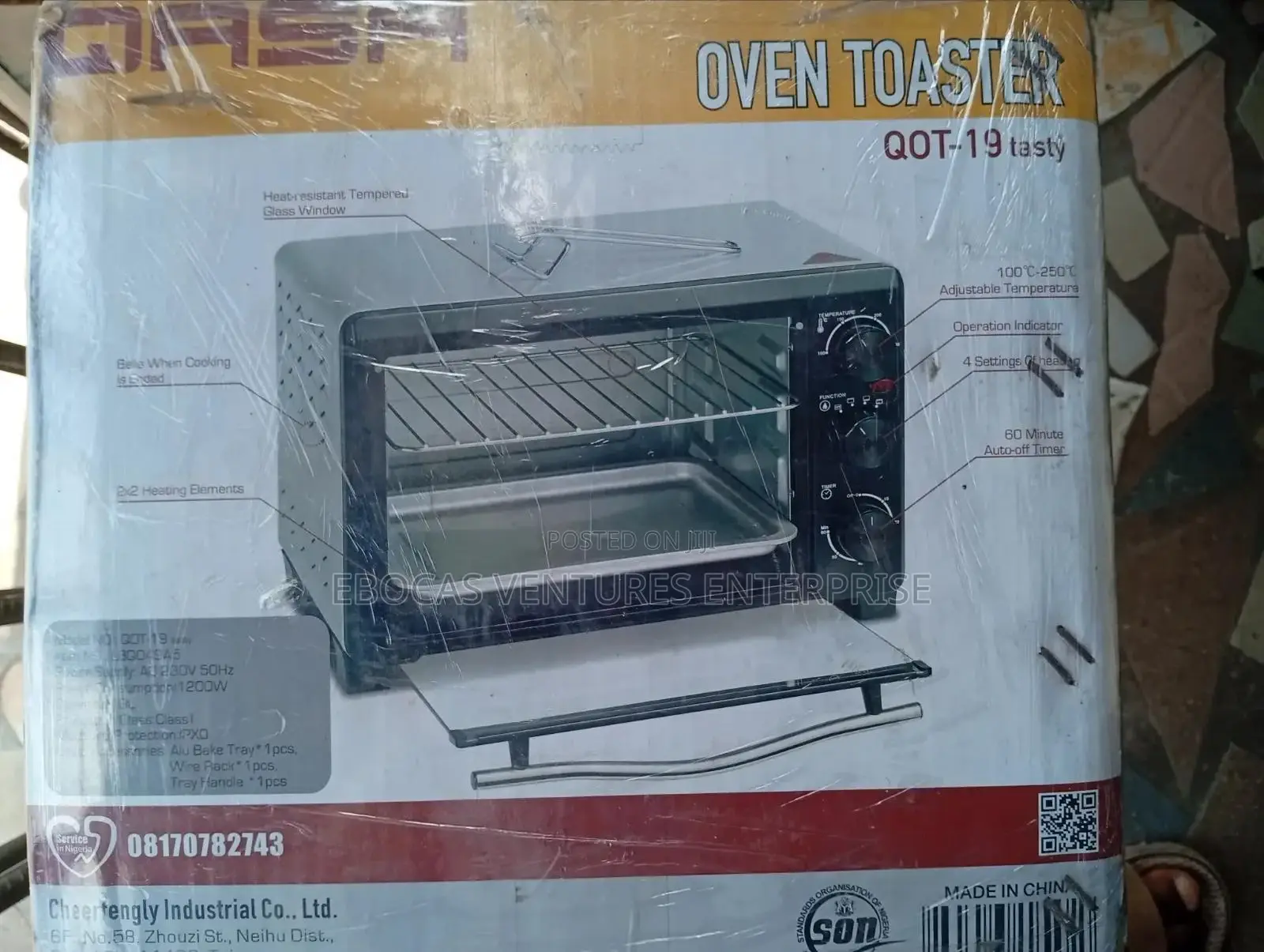 Qasa Oven Toaster Qot-19 Tasty