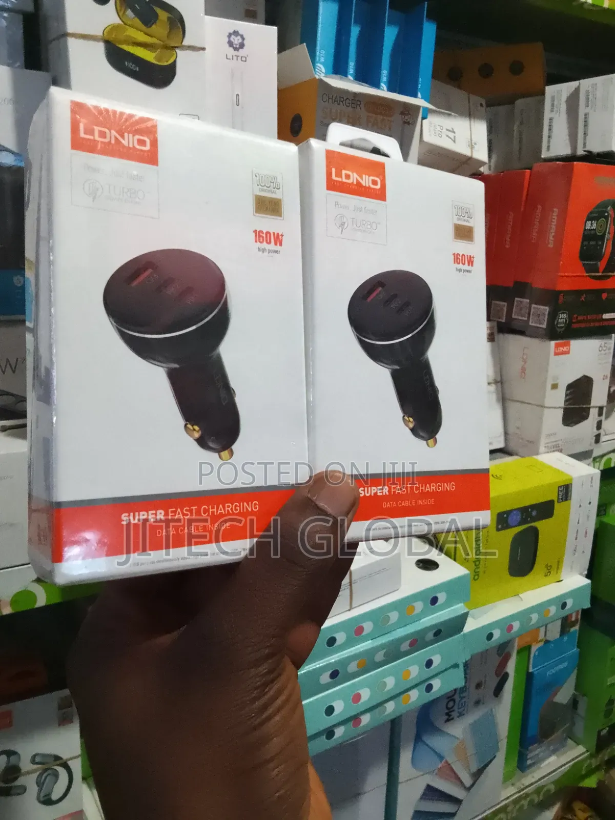 160w 3 Usb Super Fast Car Charger C102