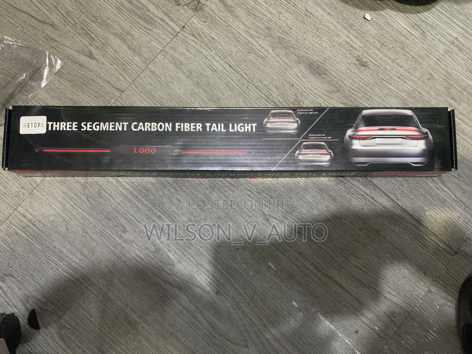 Universal 3-Segment Carbon Fiber Dynamic Led Tail Light Bar