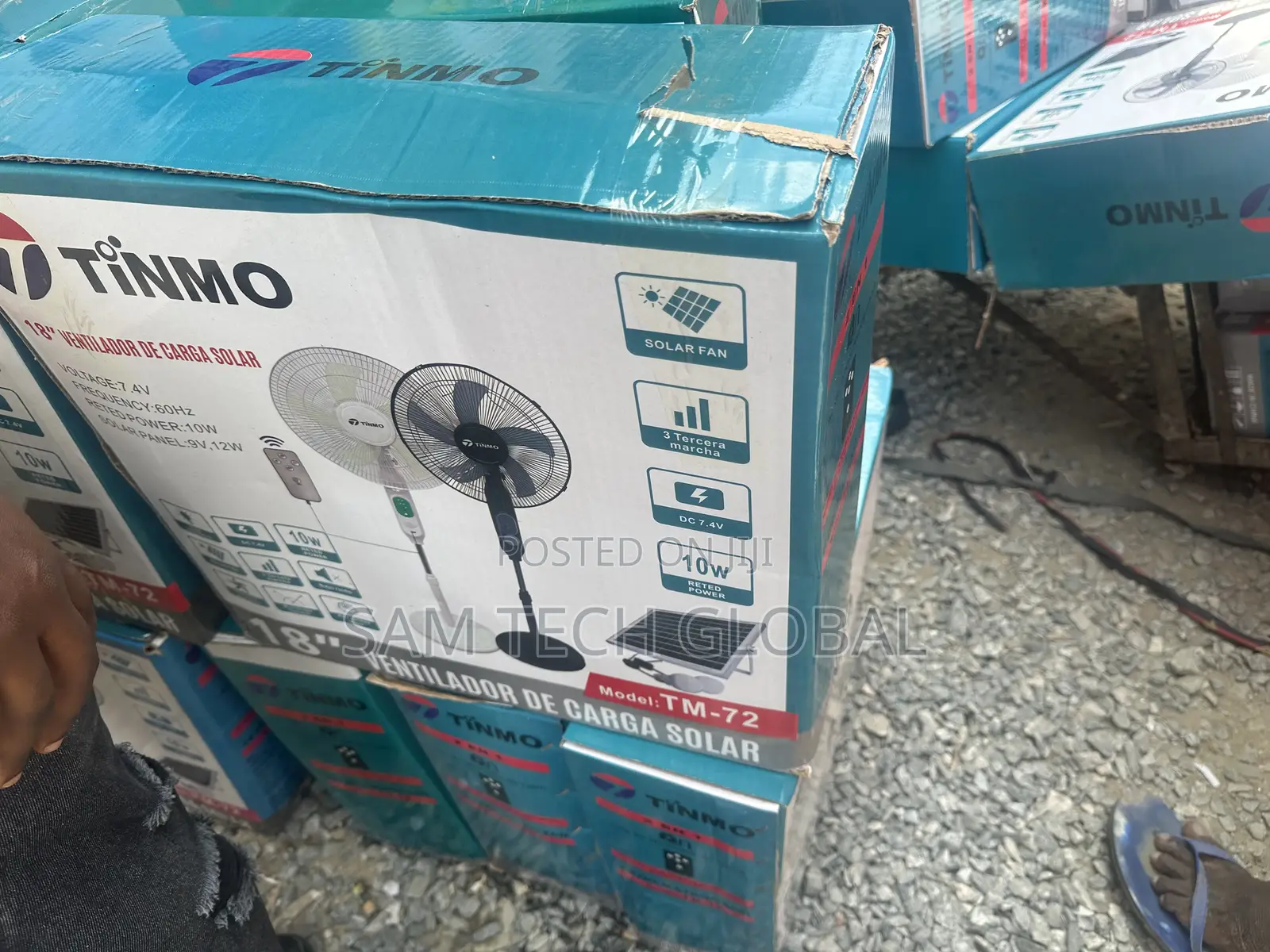 18" Tinmo Solar Fan