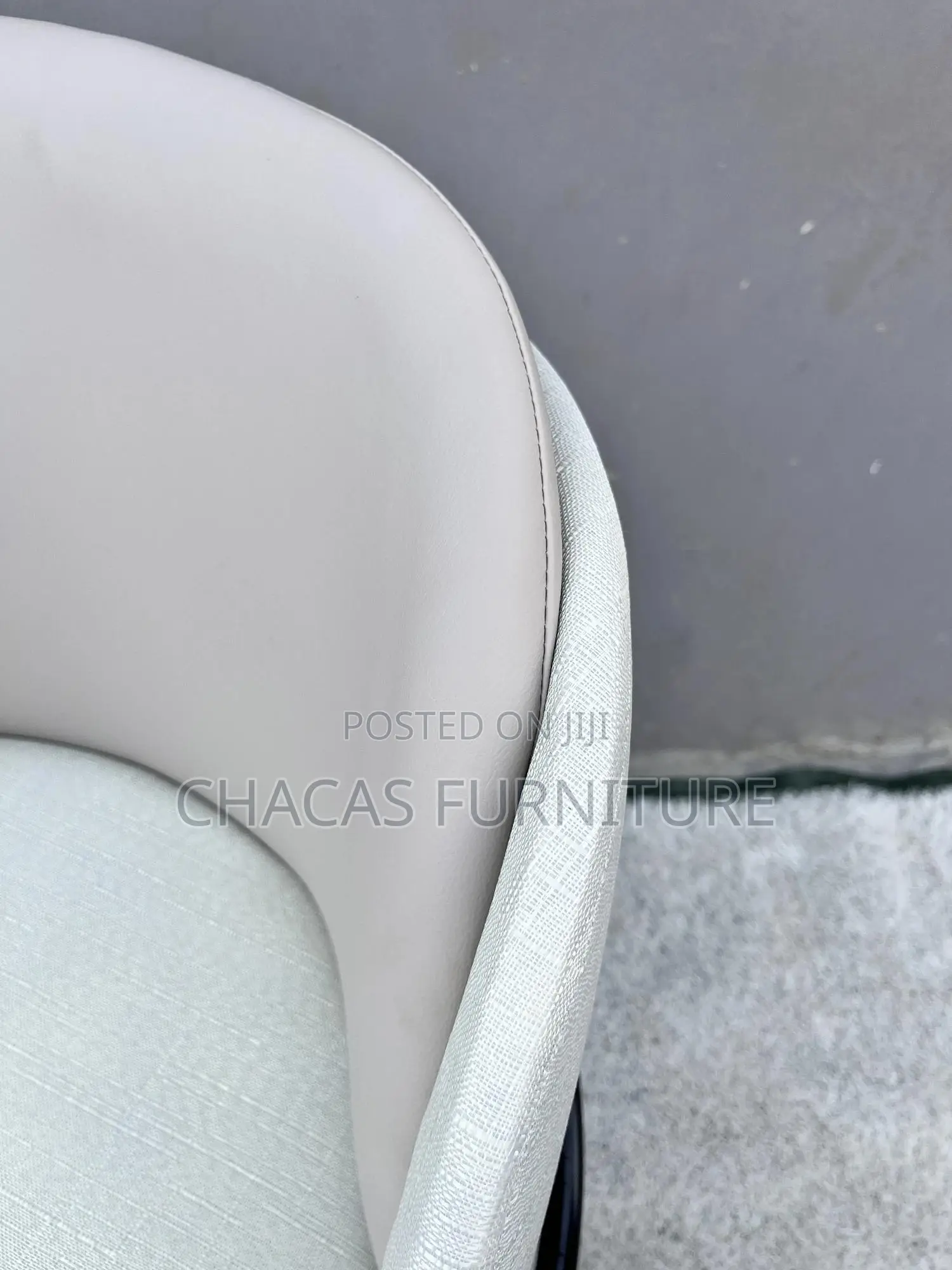 Modern Duo-Tone Dining Chair - Premium Nordic Upholstered Seat