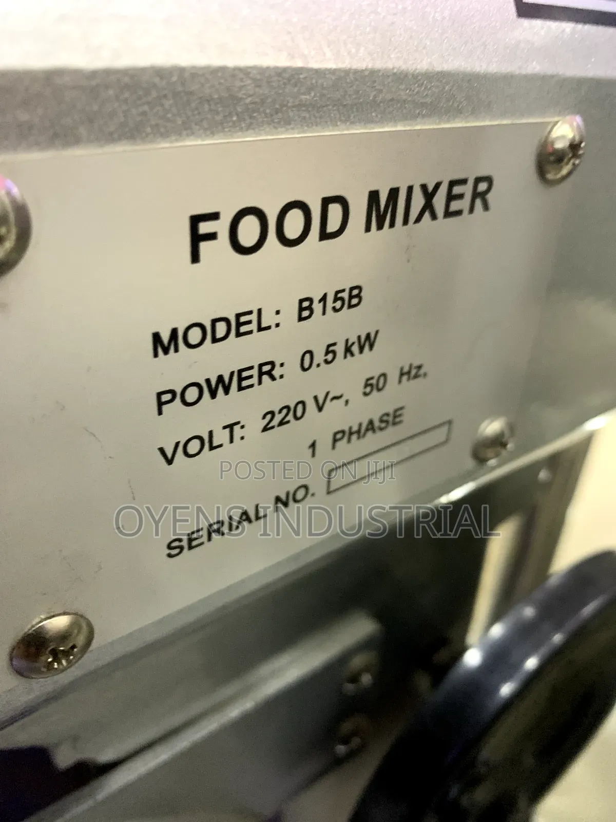 Industrial Mixer Cake