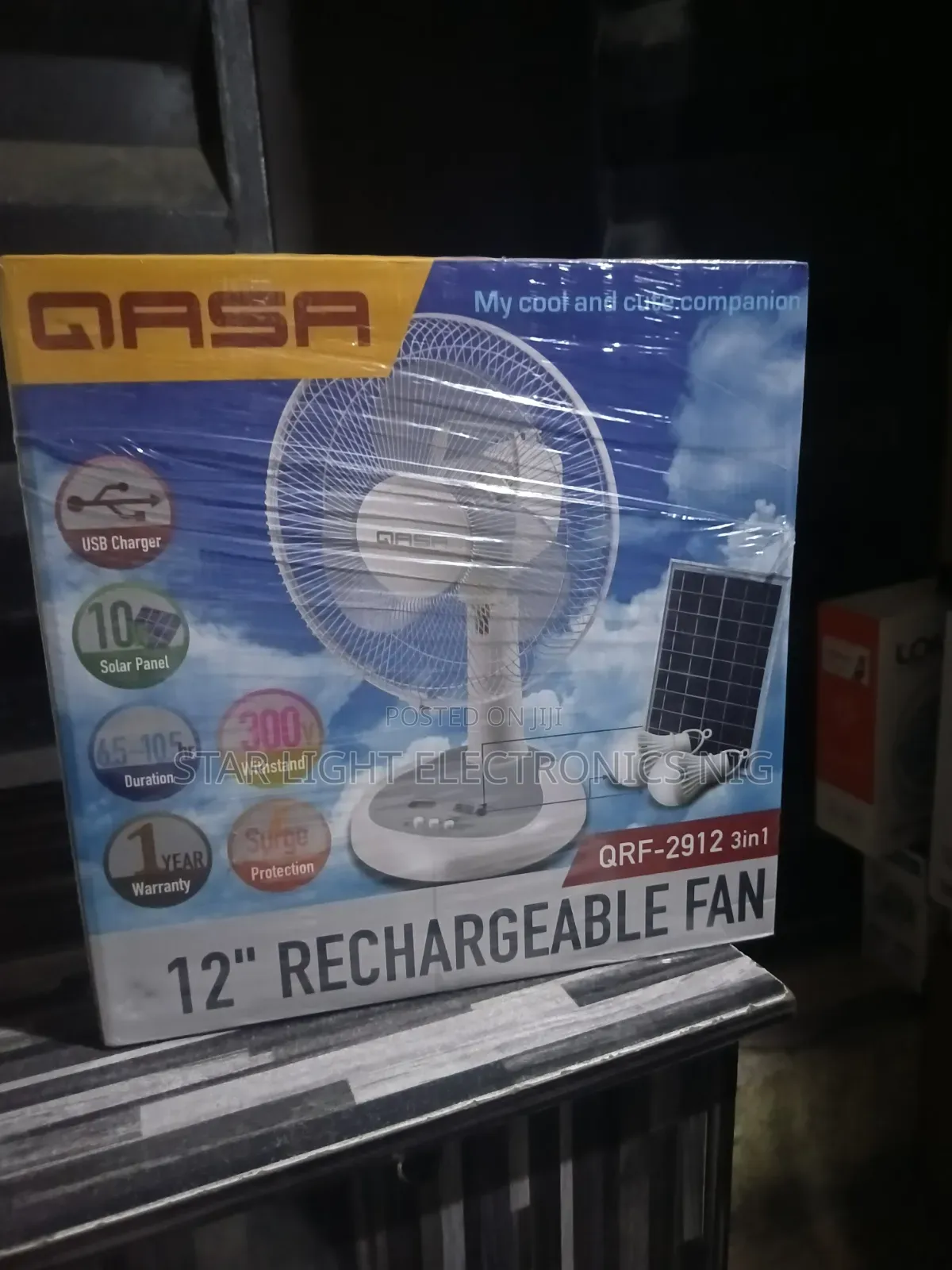 Qasa Table Fan 12 Inches