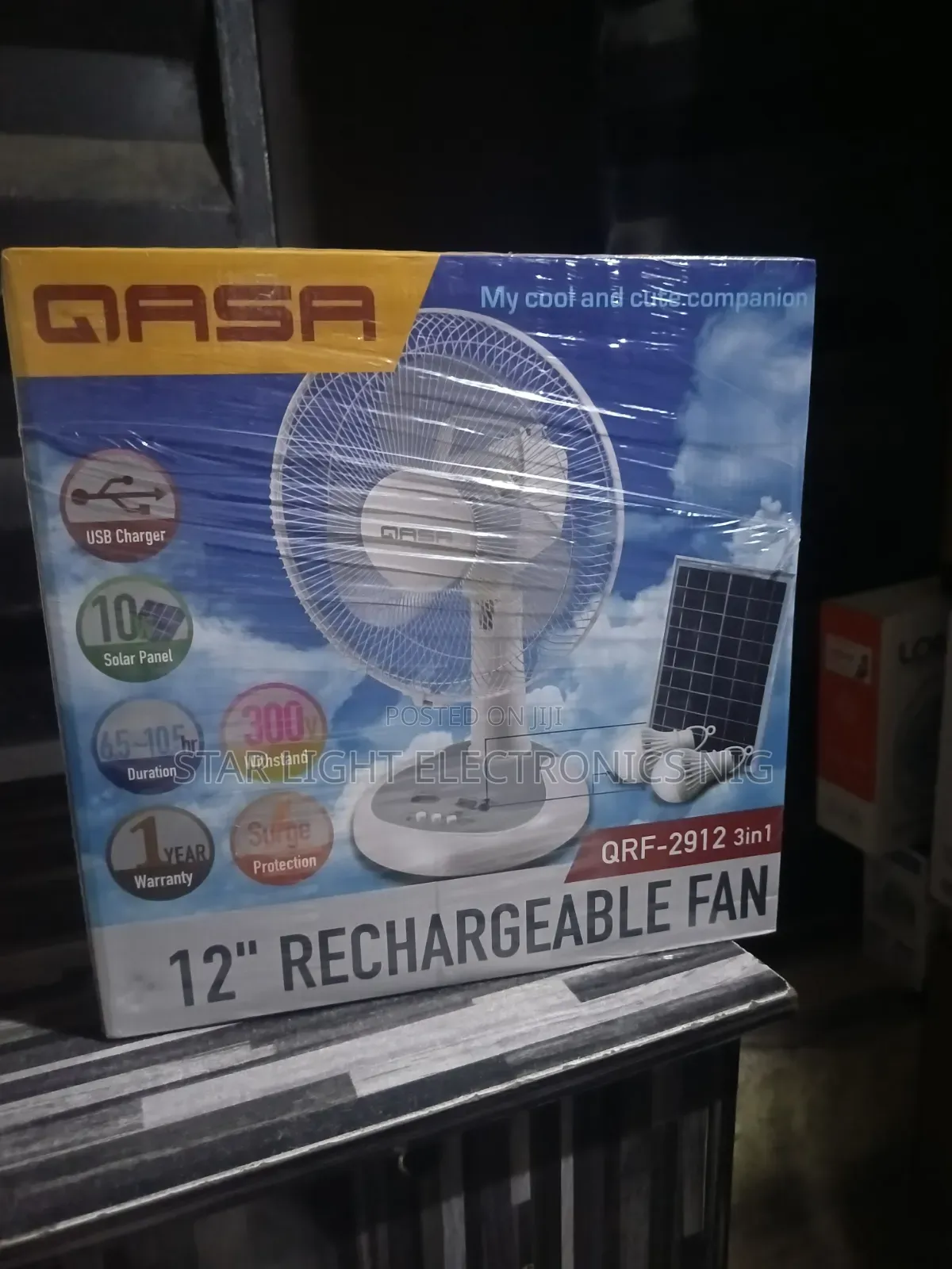 Qasa Table Fan 12 Inches