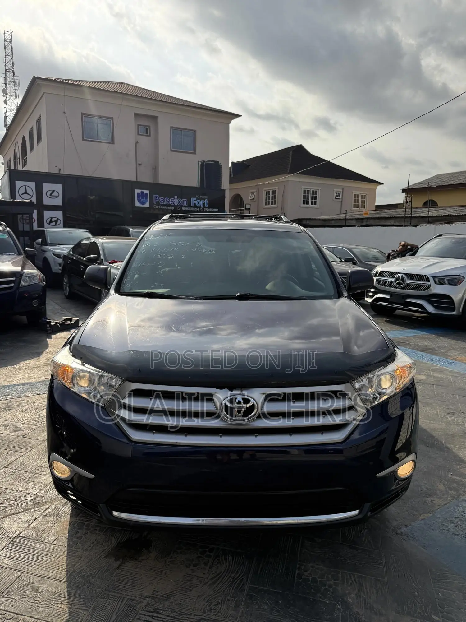 Toyota Highlander Limited 2012 Blue