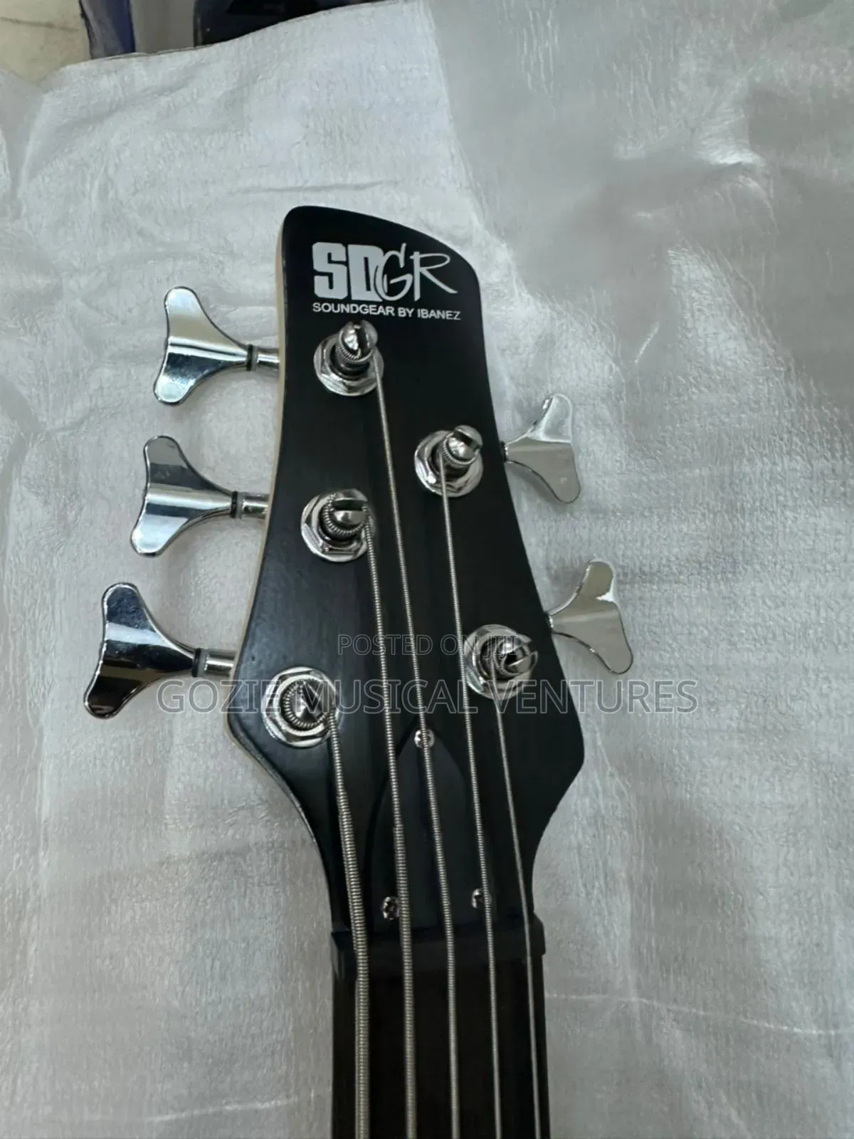 Ibanez SDGR 5-Strings Bass Guitar Sky Blue  and Red Colour