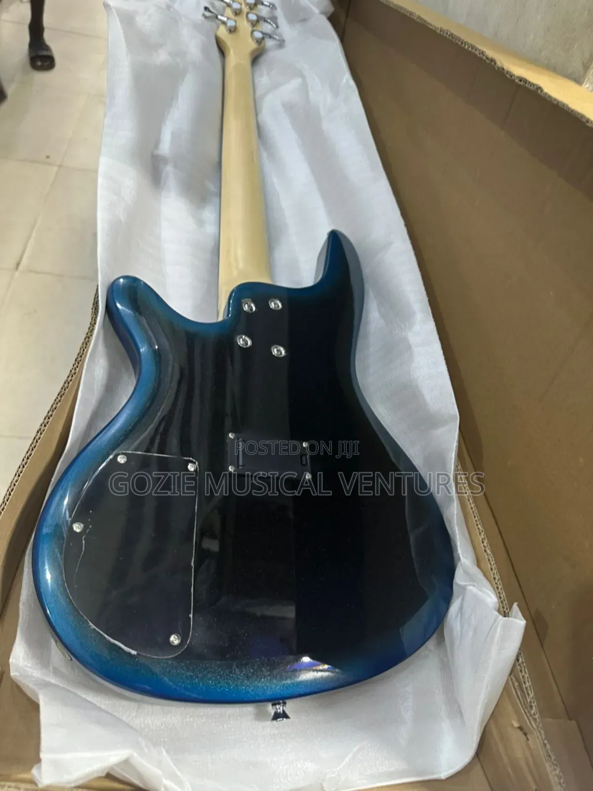 Ibanez SDGR 5-Strings Bass Guitar Sky Blue  and Red Colour