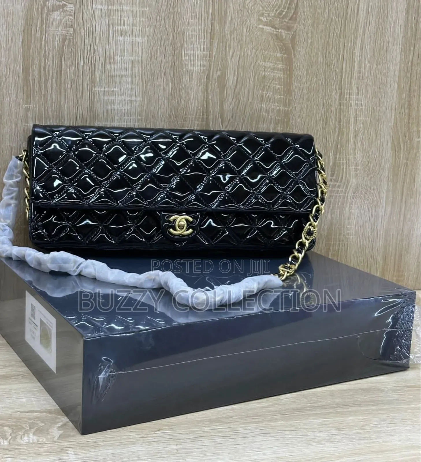 Premium Quality Glossy Envelope Chanel Handbag