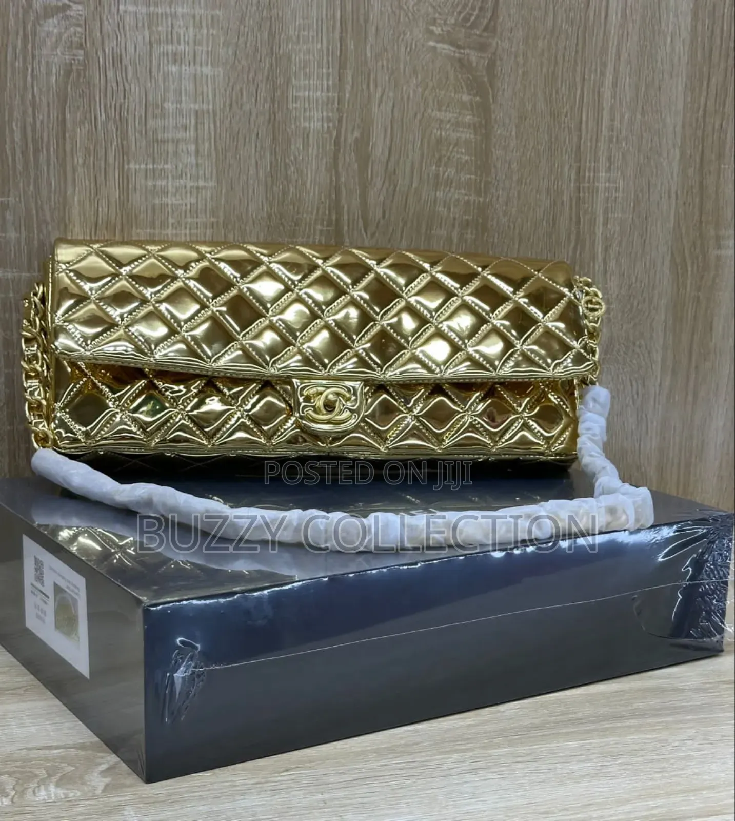 Premium Quality Glossy Envelope Chanel Handbag