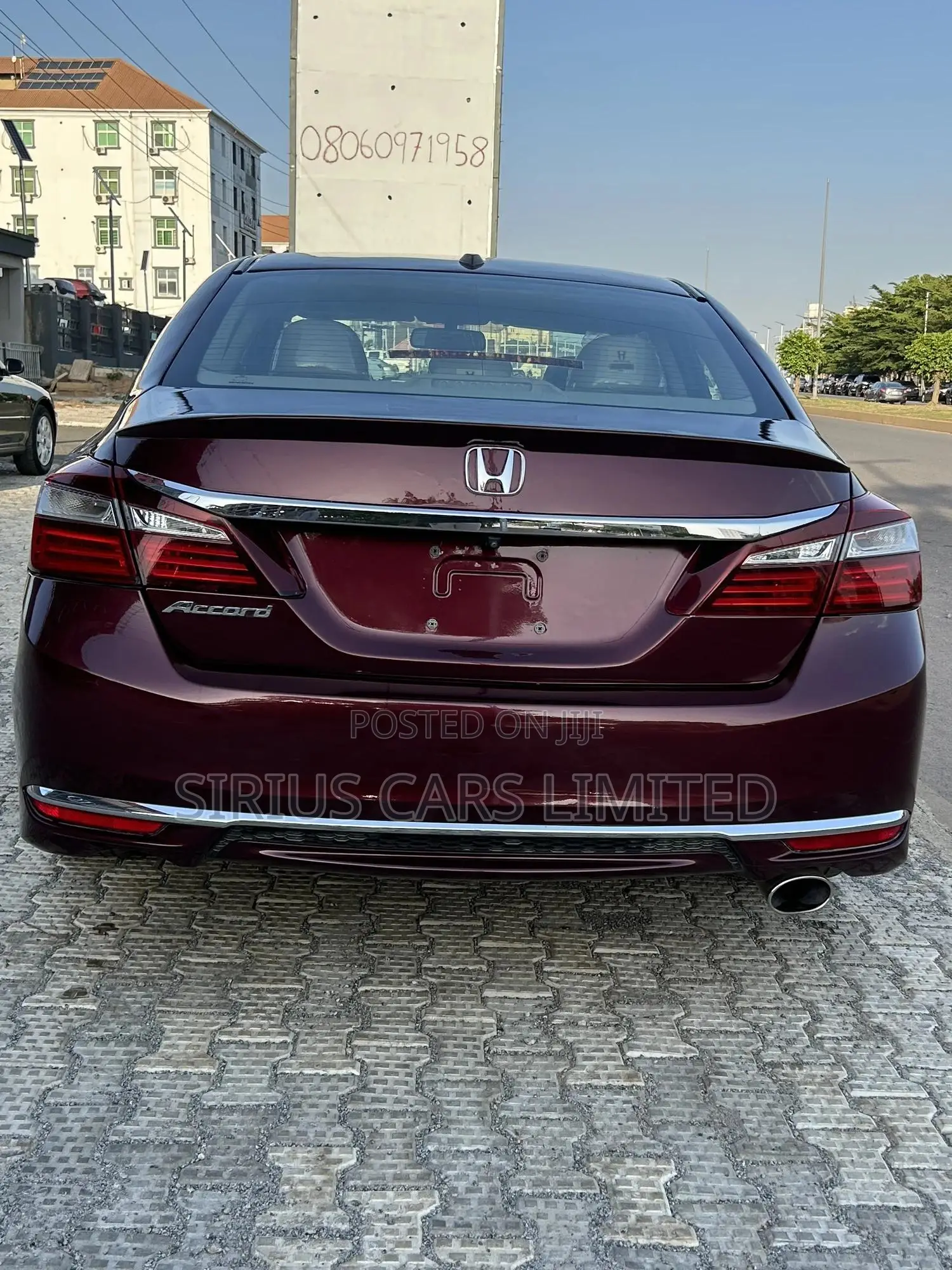 Honda Accord LX 4dr Sedan FWD (2.4L 4cyl 2A) 2017 Burgundy