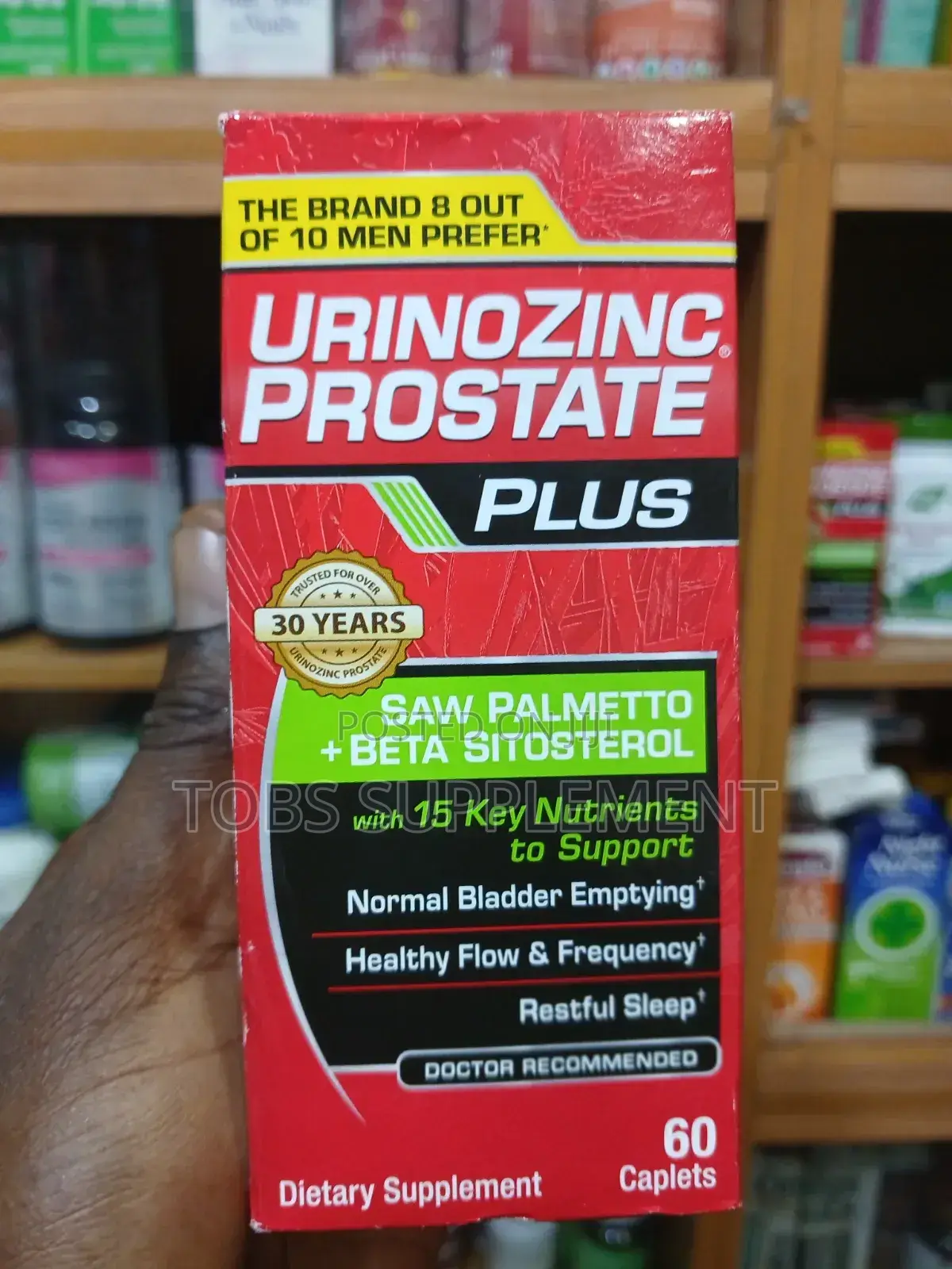 Urinozinc Prostate Support Stop Frequent Urination/ Men’S Health Supp.