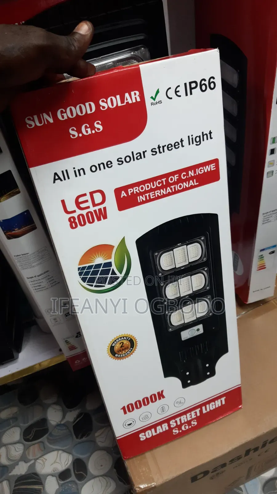Sun Good Solar Street 800w 9eye