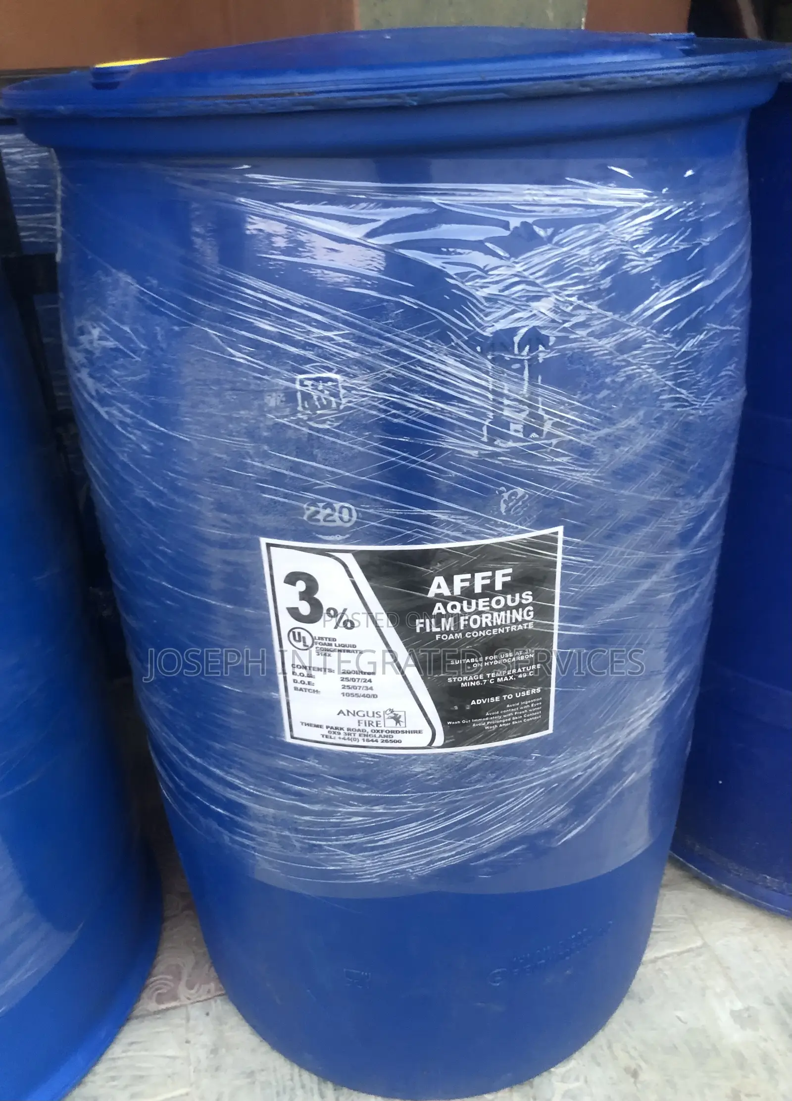 Angus Fire 3% Aqueous Film Forming Foam (Afff) Concentrate