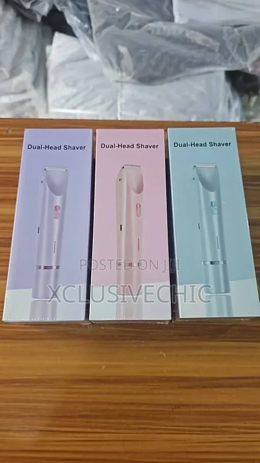 2 in 1 Waterproof Dual Electric Shaver for Women Wet Dry