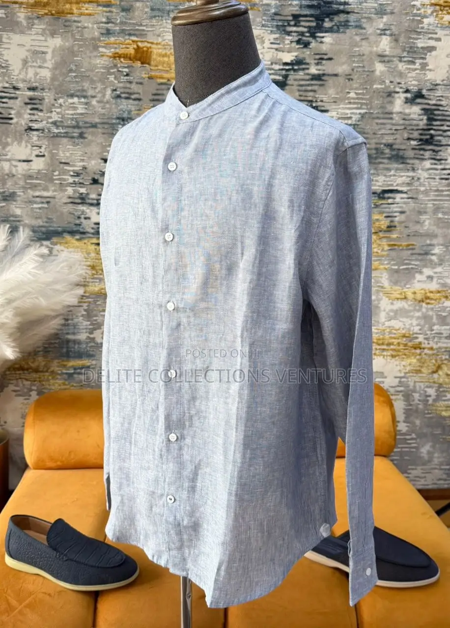 *Original Loro Piana Pure Linen Shirt Available in Store M —— XXL