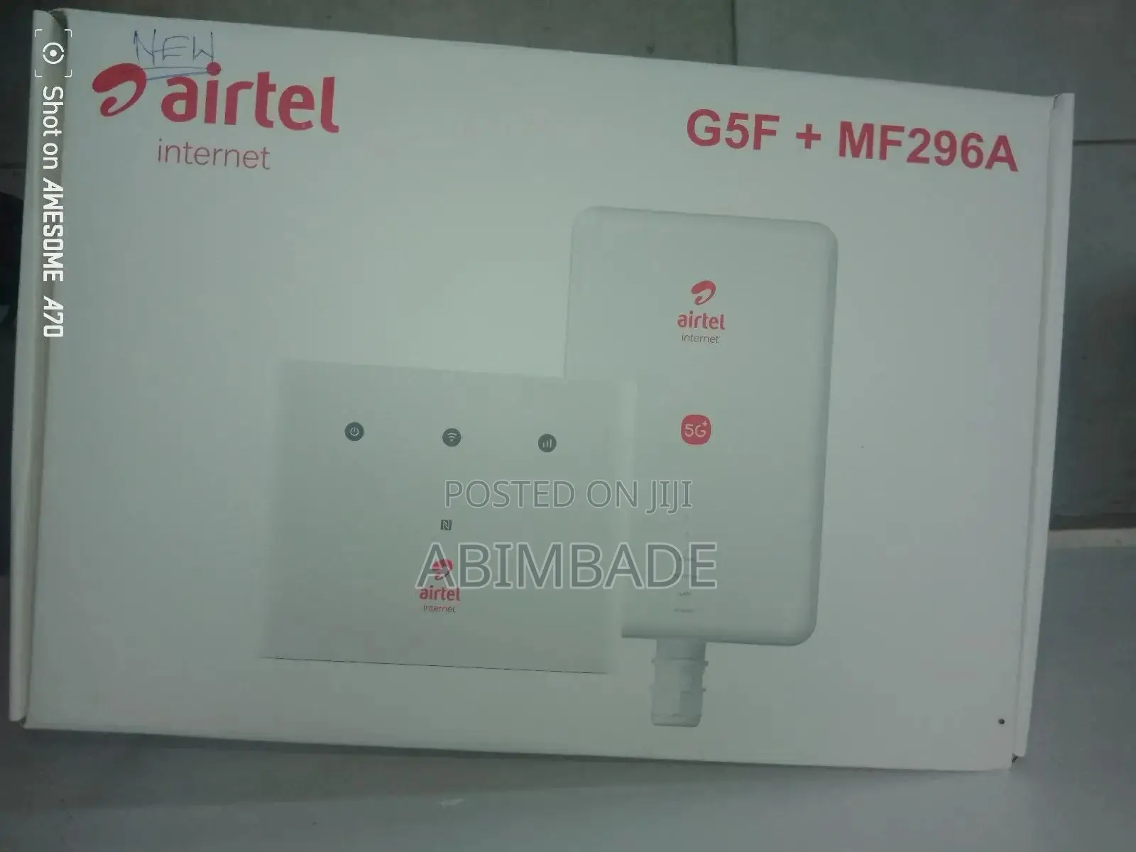 Airtel 5g Odu Unlimited Router (Smart Connect)